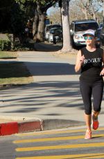 REESE WITHERSPOON Out Jogging in Los Angeles 02/20/2016