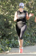 REESE WITHERSPOON Out Jogging in Los Angeles 02/20/2016