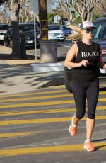 REESE WITHERSPOON Out Jogging in Los Angeles 02/20/2016