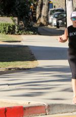 REESE WITHERSPOON Out Jogging in Los Angeles 02/20/2016