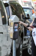 REESE WITHERSPOON Paying for Her Parking in Los Angeles 02/20/2016
