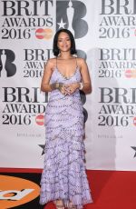 RIHANNA at Brit Awards 2016 in London 02/24/2016
