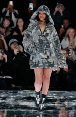 RIHANNA at Fenty Puma Fall 2016 Collection Show in New York 02/12/2016