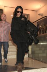 RIHANNA at LAX Airport in Los Angeles 02/10/2016