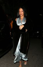 RIHANNA at Via Alloro Restaurant in Los Angeles 02/21/2016