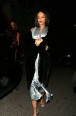 RIHANNA at Via Alloro Restaurant in Los Angeles 02/21/2016
