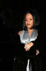 RIHANNA at Via Alloro Restaurant in Los Angeles 02/21/2016