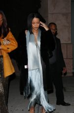 RIHANNA at Via Alloro Restaurant in Los Angeles 02/21/2016