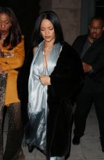 RIHANNA at Via Alloro Restaurant in Los Angeles 02/21/2016