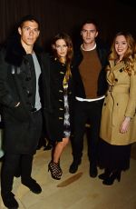 RILEY KEOUGH at Burberry Prorsum Womenswear Catwalk Show at London Fashion Week 02/22/2016