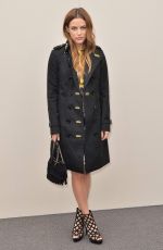 RILEY KEOUGH at Burberry Prorsum Womenswear Catwalk Show at London Fashion Week 02/22/2016