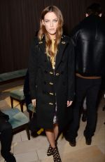 RILEY KEOUGH at Burberry Prorsum Womenswear Catwalk Show at London Fashion Week 02/22/2016