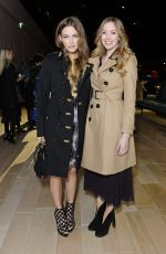 RILEY KEOUGH at Burberry Prorsum Womenswear Catwalk Show at London Fashion Week 02/22/2016