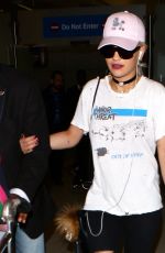 RITA ORA at Los Angeles International Airport 02/12/2016