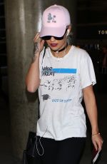 RITA ORA at Los Angeles International Airport 02/12/2016