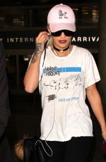 RITA ORA at Los Angeles International Airport 02/12/2016