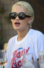 RITA ORA Lunch at Zinc in West Hollywood 02/16/2016