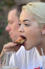 RITA ORA Lunch at Zinc in West Hollywood 02/16/2016