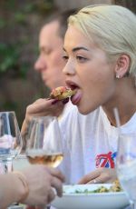 RITA ORA Lunch at Zinc in West Hollywood 02/16/2016