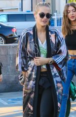 RITA ORA Out and About in West Hollywood 02/05/2016