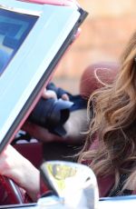 RITA WILSON Driving Her Classic GTO in Pacific Palisades 02/11/2016