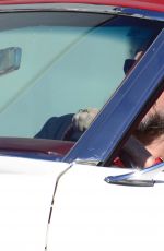 RITA WILSON Driving Her Classic GTO in Pacific Palisades 02/11/2016