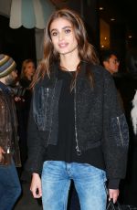 ROMME STRIJD and TAYLOR HILL Leaves Brendan Maxwell Fashion Show in New York 02/16/2016