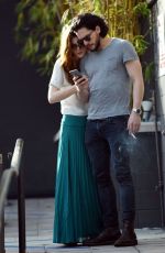 ROSE LESLIE Out for Shopping in Los Angeles 01/30/2016