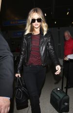 ROSIE HUNTINGTON-WHITELEY Arrives at LAX Airport in Los Angeles 02/05/2016