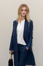 ROSIE HUNTINGTON-WHITELEY at Burberry Prorsum Womenswear Catwalk Show in London 02/22/2016