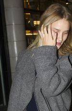 ROSIE HUNTINGTON-WHITELEY Leaves George Northwood Salon in London 02/03/2016