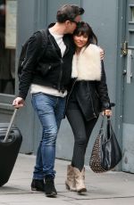 ROXANNE PALLETT and Christian Burns Out in London 02/10/2016