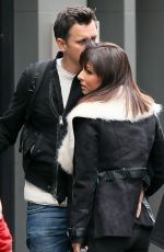 ROXANNE PALLETT and Christian Burns Out in London 02/10/2016
