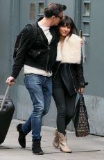 ROXANNE PALLETT and Christian Burns Out in London 02/10/2016