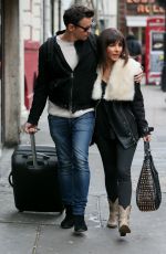ROXANNE PALLETT and Christian Burns Out in London 02/10/2016