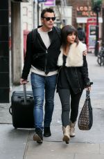 ROXANNE PALLETT and Christian Burns Out in London 02/10/2016