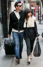 ROXANNE PALLETT and Christian Burns Out in London 02/10/2016