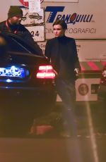 RUBY ROSE Leaves John Wick 2 Set in Rome 02/09/2016