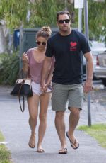 SAM FROST and Sasha Mielczarek Out and About in Sydney 02/12/2016