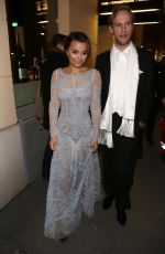 SAMANTHA BARKS Leaves Opera Ball Vienna 2016 at The Grand Hotel 02/04/2016