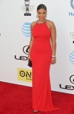 SANAA LATHAN at 47th naacp Image Awards in Pasadena 02/05/2016