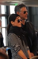 SANDRA BULLOCK at Austin Airport 02/21/2016