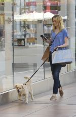 SARA PAXTON Walks Her Dog Out in West Hollywood 02/28/2016
