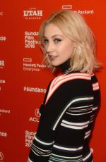 SARAH GADON at 1.22.63 Premiere at 2016 Sundance Film Festival in Park City 01/28/2016