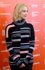 SARAH GADON at 1.22.63 Premiere at 2016 Sundance Film Festival in Park City 01/28/2016