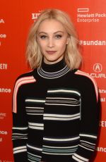 SARAH GADON at 1.22.63 Premiere at 2016 Sundance Film Festival in Park City 01/28/2016