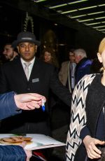 SARAH GADON Leaves Regent Hotel in Berlin 02/14/2016