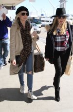 SARAH MICHELLE GERLLAR at Los Angeles International Airport 02/01/2016