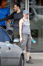 SCARLETT JOHANSSON Heading to the Set of Ghost in the Shell in New Zealand 02/26/2016