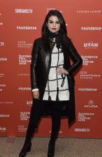 SELENA GOMEZ at The Fundamentals of Caring Premiere at 2016 Sundance Film Festival 01/29/2016